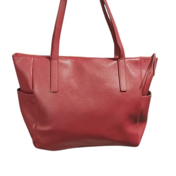 Relic Wine Red Tote Bag GUC - Picture 3 of 5